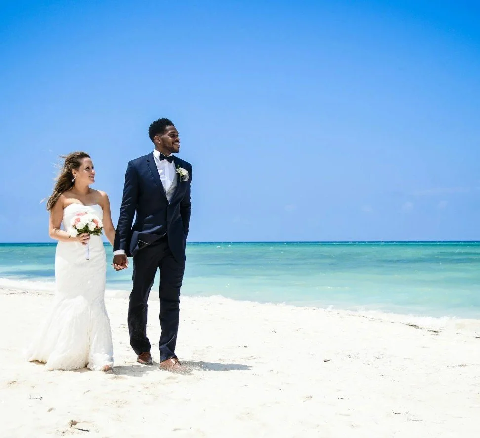 Feeling the winter blues? Trade them in for blue skies and white sand beaches when you begin envisioning your incredible destination wedding or honeymoon! 

Imagine hearing the waves crashing and feeling a refreshing breeze balance out the warmth of 