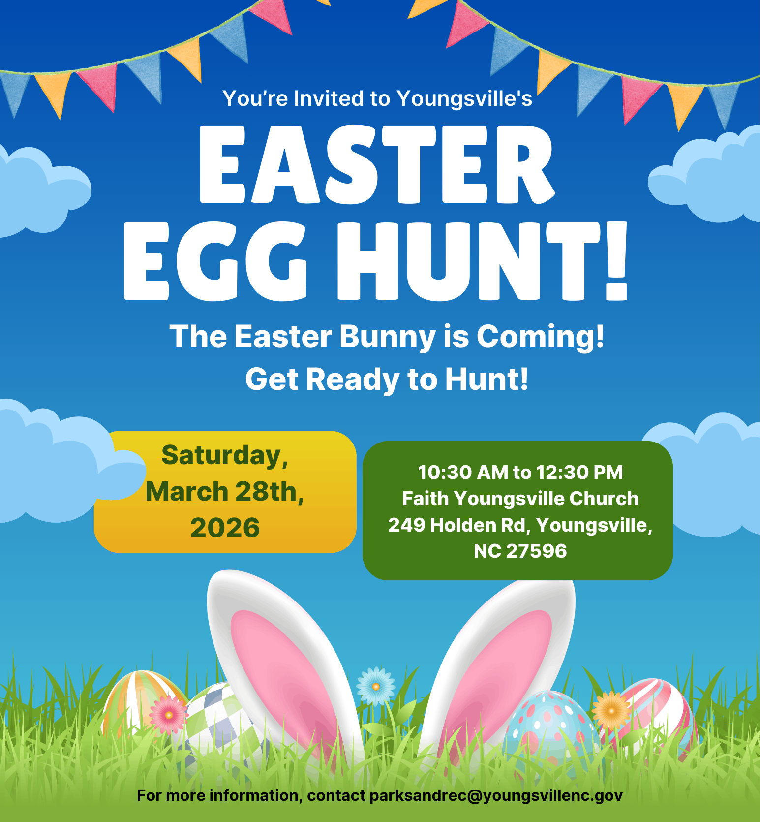 Youngville’s  Easter Egg Hunt