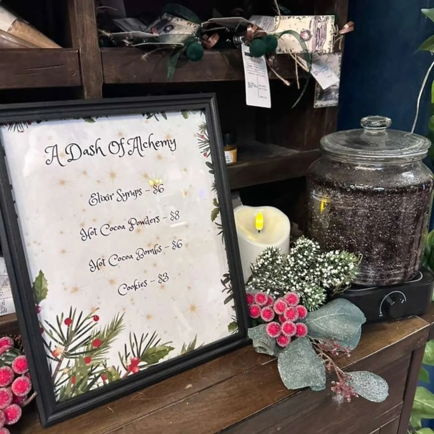 A Dash of Alchemy Has Arrived 
Our holiday shop just got a little more magical&hellip; Holiday potions are here to sweeten your gift bundles or to treat yourself (we fully support self-indulgent spellcraft).

Our Alchemy Potions include:
🌟 Elixir Sy