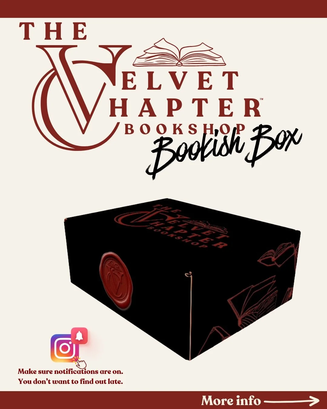 Something new is coming to The Velvet Chapter&hellip;

Meet the Bookish Box, a monthly experience for readers who want more than just a book in the mail.
Each box is built around story, mood, and intention. The kind of details that make you slow down
