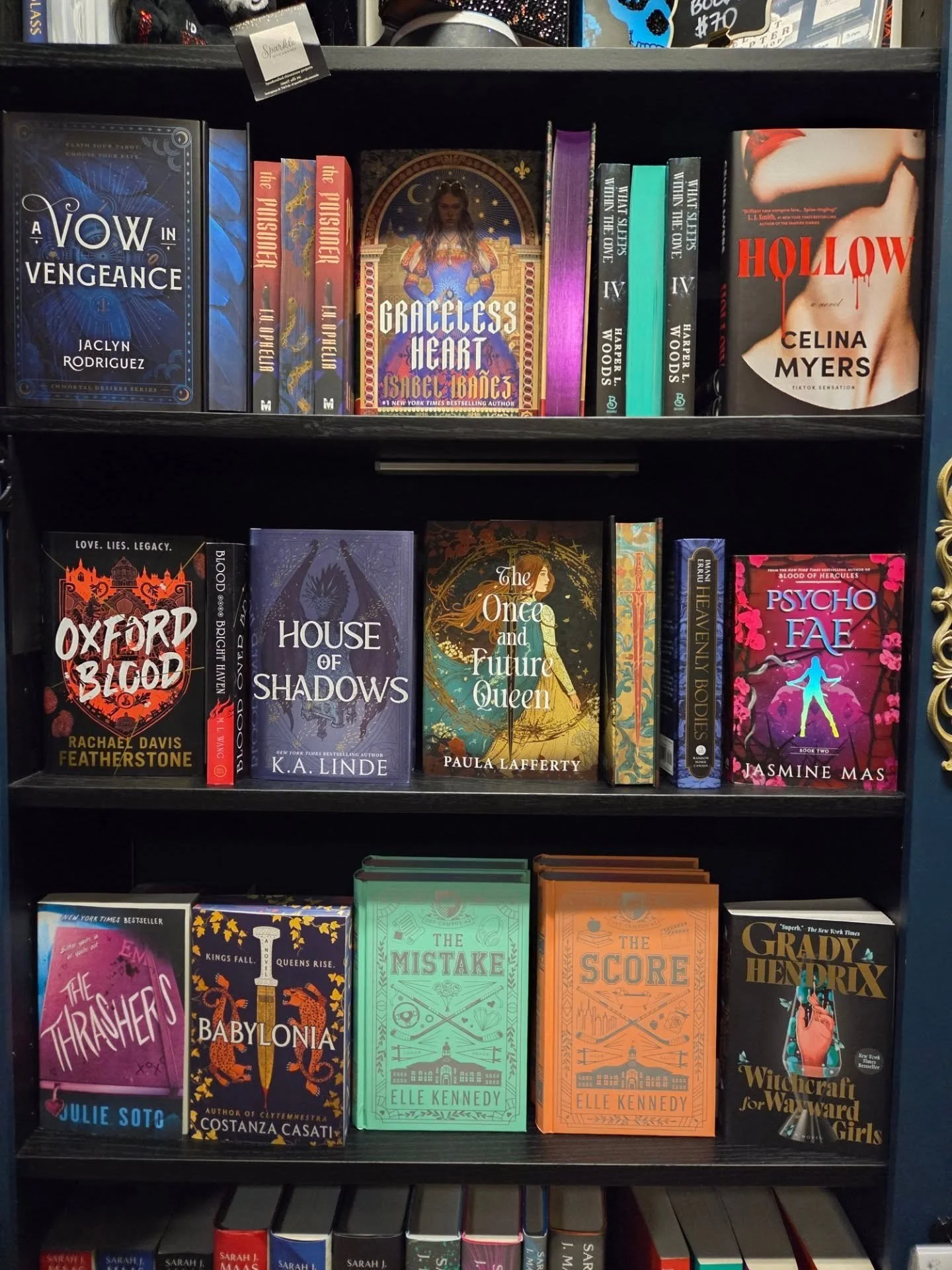 ✨📚 New Release Tuesday at The Velvet Chapter 📚✨

Fresh spines, bold magic, dark academia, and a little bit of chaos &mdash; our shelves are thriving today 🖤
From morally gray fae to blood-soaked secrets and swoon-worthy fantasy, these new releases