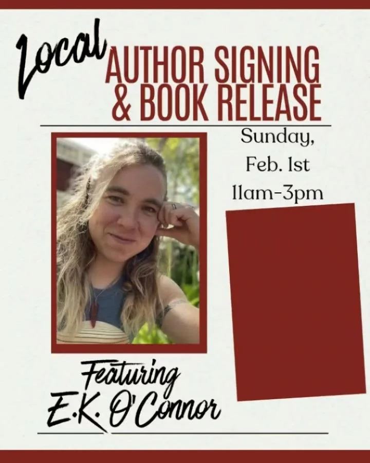 Author signing and release day event featuring @ekoconno 

Step into ancient Scandinavia, where legends are forged in blood and steel.
Join us February 1st from 11am&ndash;3pm at The Velvet Chapter for the release and author signing of She-Wolf by E.