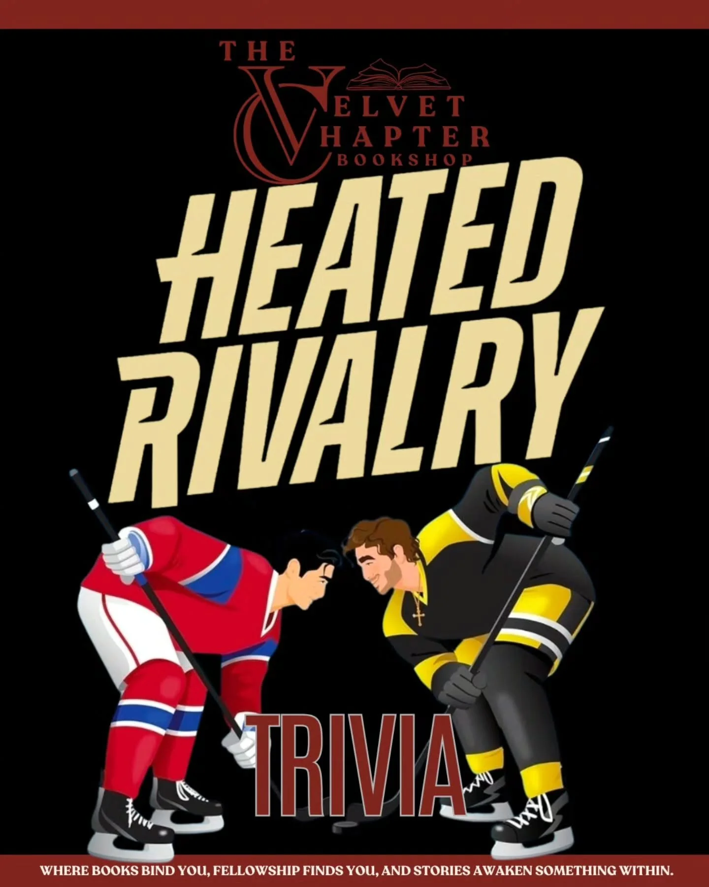 Next weekend is our Trivia night and we are coming in with pucks flying.

🚨🏒 HEATED RIVALRY TRIVIA NIGHT 🏒🚨

This is your official notice to start emotionally preparing.

Do you remember:
✨ the iconic moments
✨ the chaos
✨ the tension that lasted