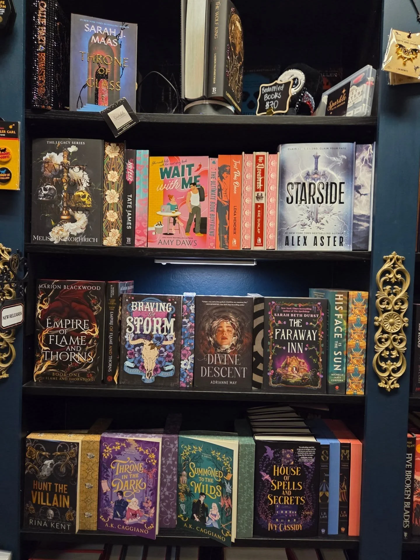 ✨📚 New Release Tuesday has arrived&hellip; and the shelves are stirring ✨

Stories of shadow, storm, and starlight have found their way to us this week, each one humming softly, waiting to be chosen. 🌙💫

Now gracing our shelves:
&bull; Rain of Sha