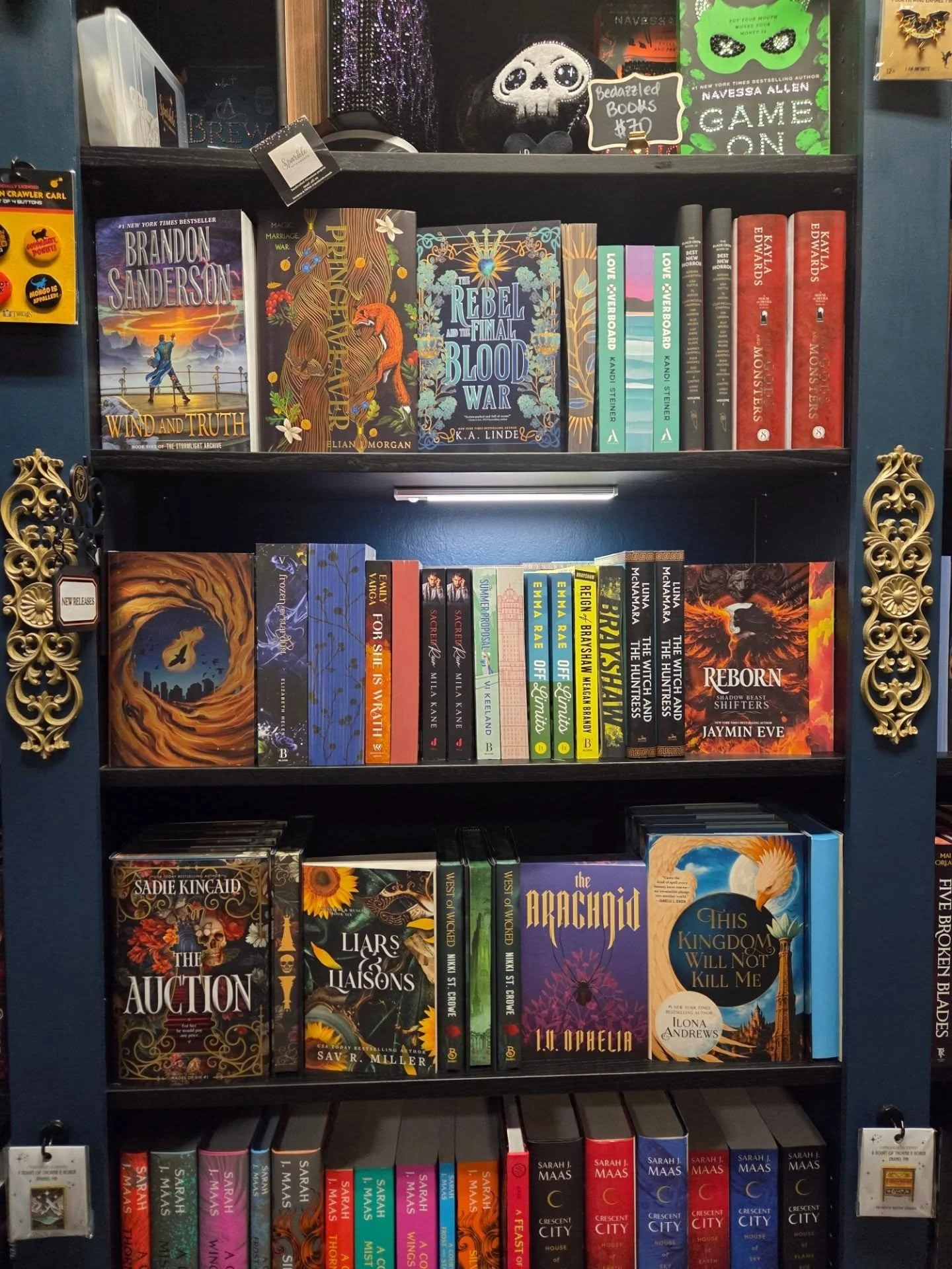 📚 New Release Tuesday is here&hellip; and the shelves are feeling a little extra magical 

Stories of gods, rebels, star bound magic, and worlds worth getting lost in have arrived, each one carrying its own kind of wonder. 🌙

💫 Featured titles:
Wi