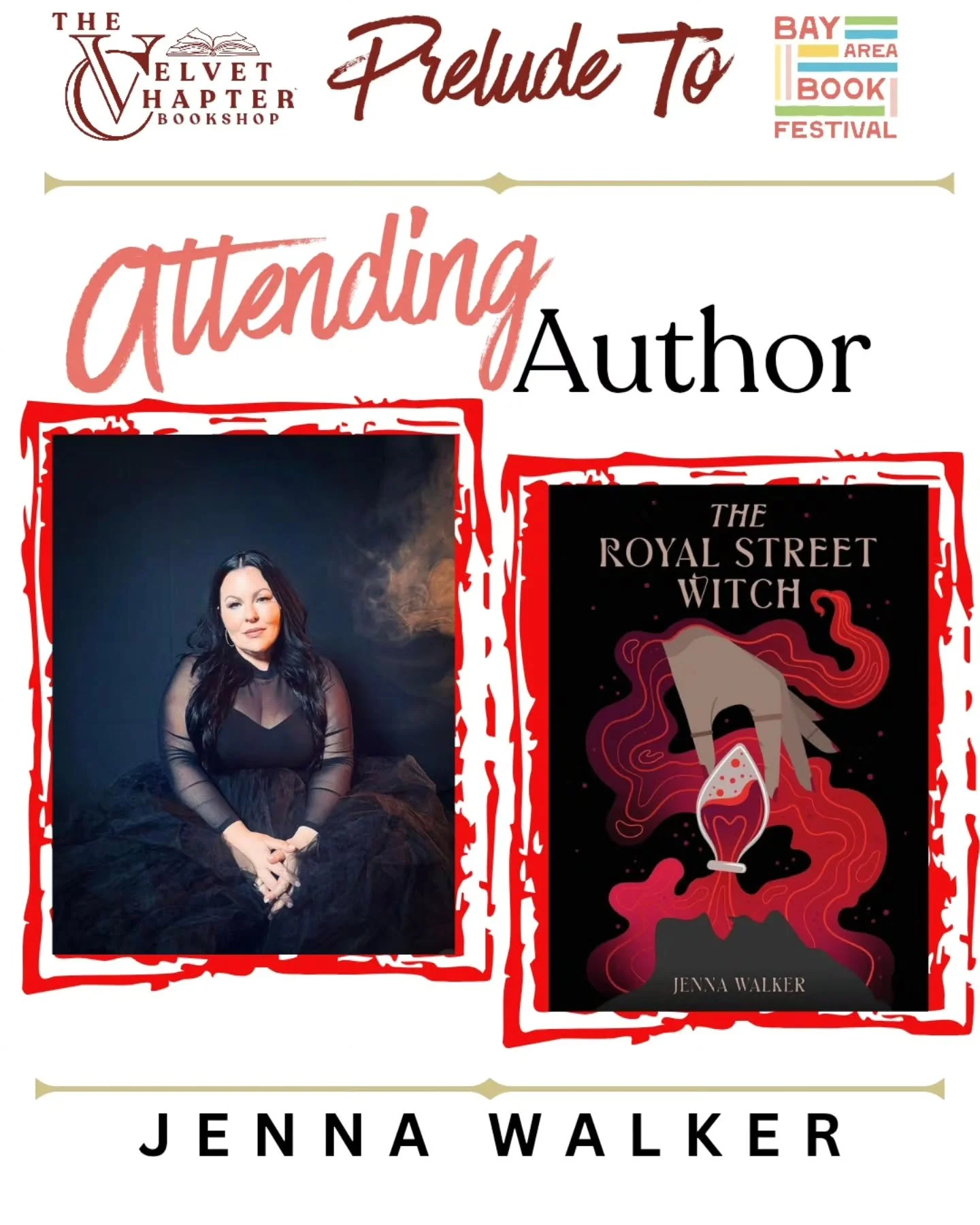 We are so excited to be hosting the Prelude to the Bay Area Book Festival on Thursday, May 28 at The Hall Of The Above 

We&rsquo;re thrilled to welcome Jenna Walker for an unforgettable event of stories, conversation, and bookish celebration ahead o