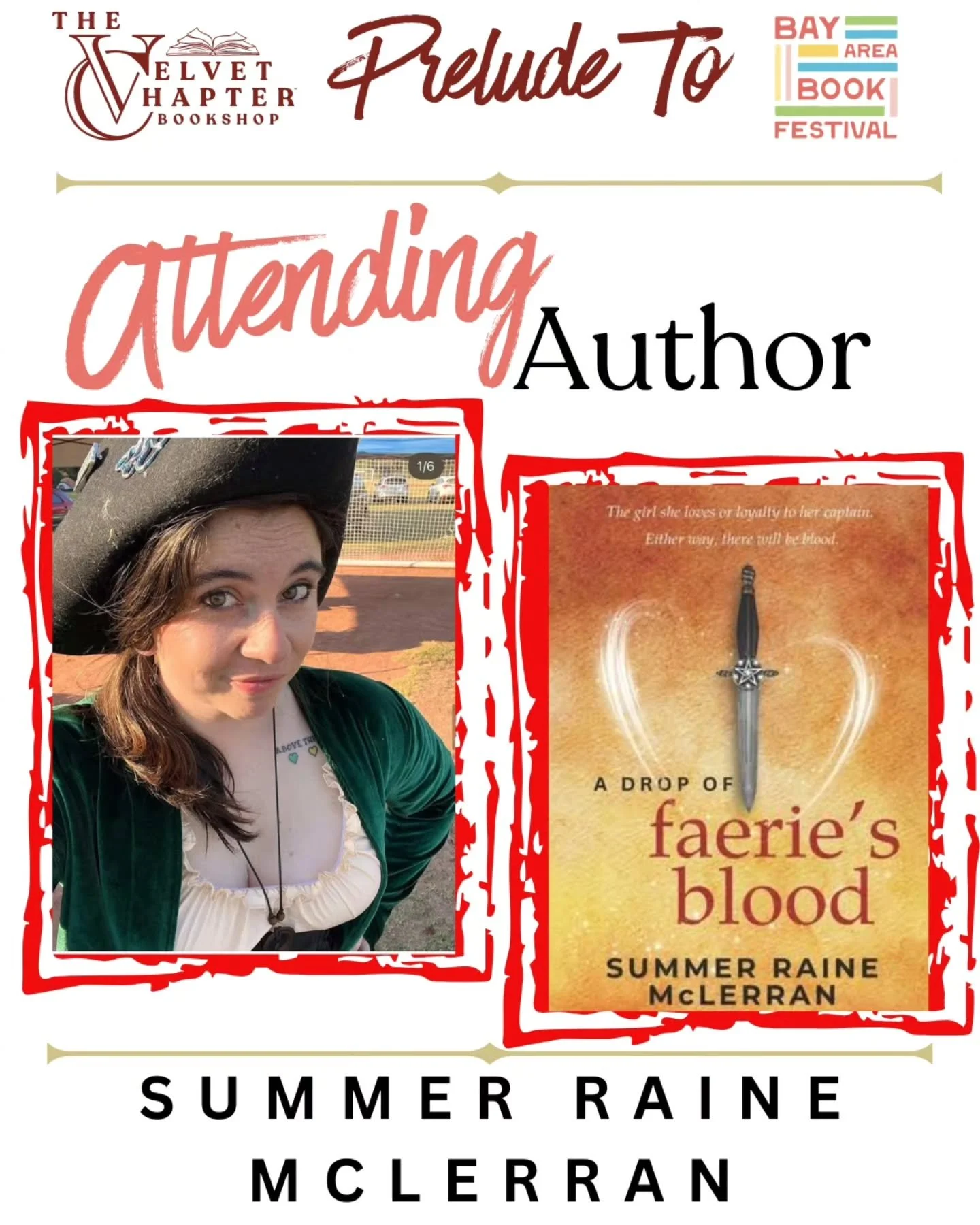 We are so excited to be hosting the Prelude to the Bay Area Book Festival on Thursday, May 28 at The Hall Of The Above 

We&rsquo;re thrilled to welcome Summer Raine McLerran for an unforgettable event of stories, conversation, and bookish celebratio