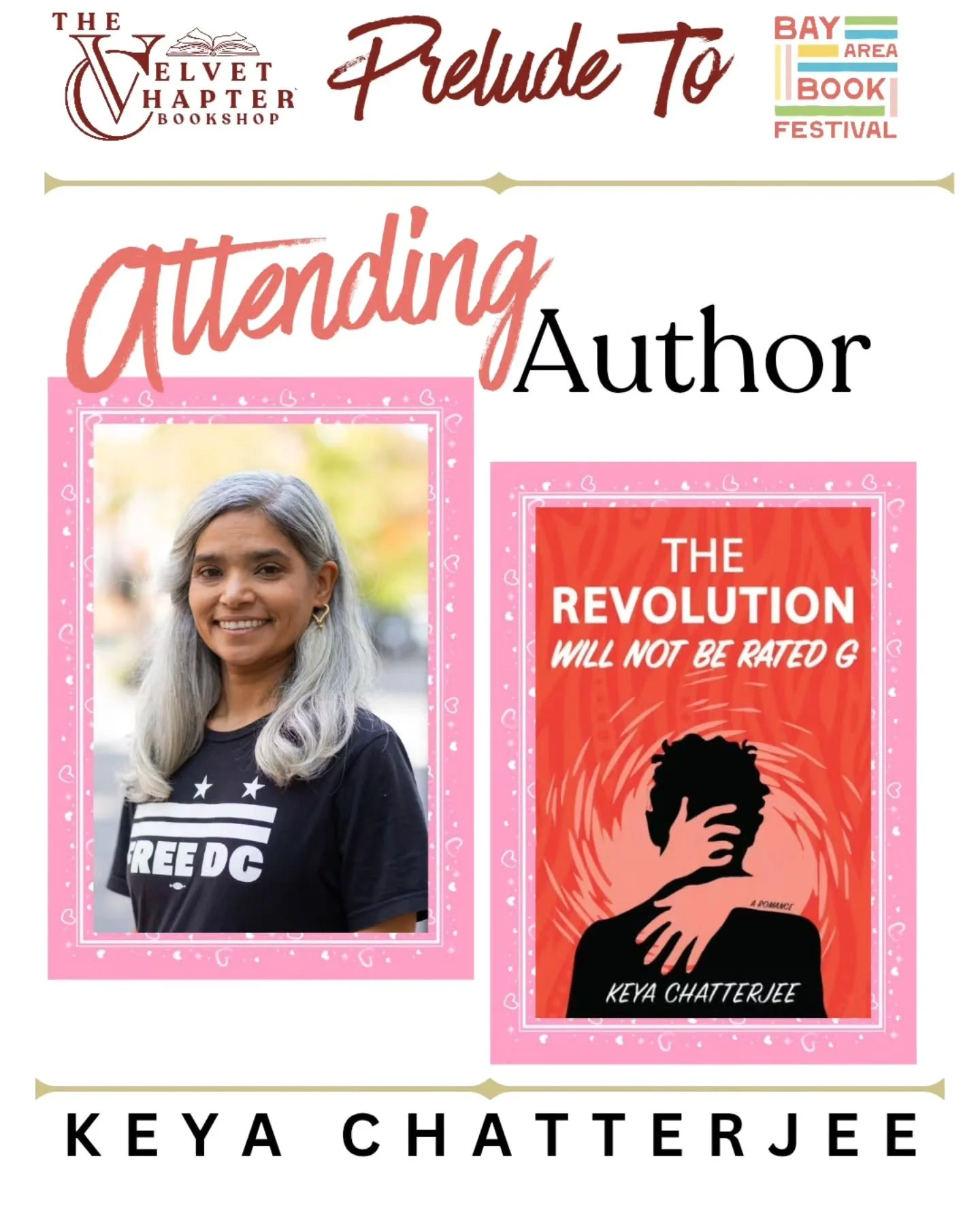 We are so excited to be hosting the Prelude to the Bay Area Book Festival on Thursday, May 28 at The Hall Of The Above 

We&rsquo;re thrilled to welcome Keya Chatterjee for an unforgettable event of stories, conversation, and bookish celebration ahea