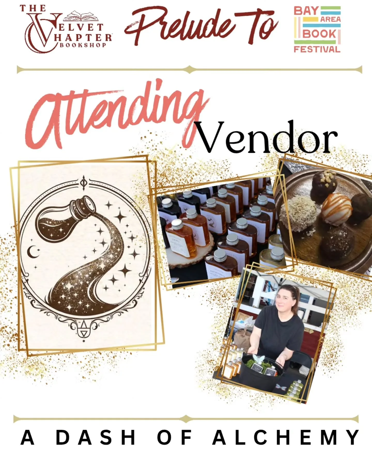 We are so excited to welcome A Dash Of Alchemy to the Prelude to the Bay Area Book Festival on Thursday, May 28 ✨

We can&rsquo;t wait to showcase their delicious coffee Syrups and treats alongside an evening full of stories, community, and bookish m