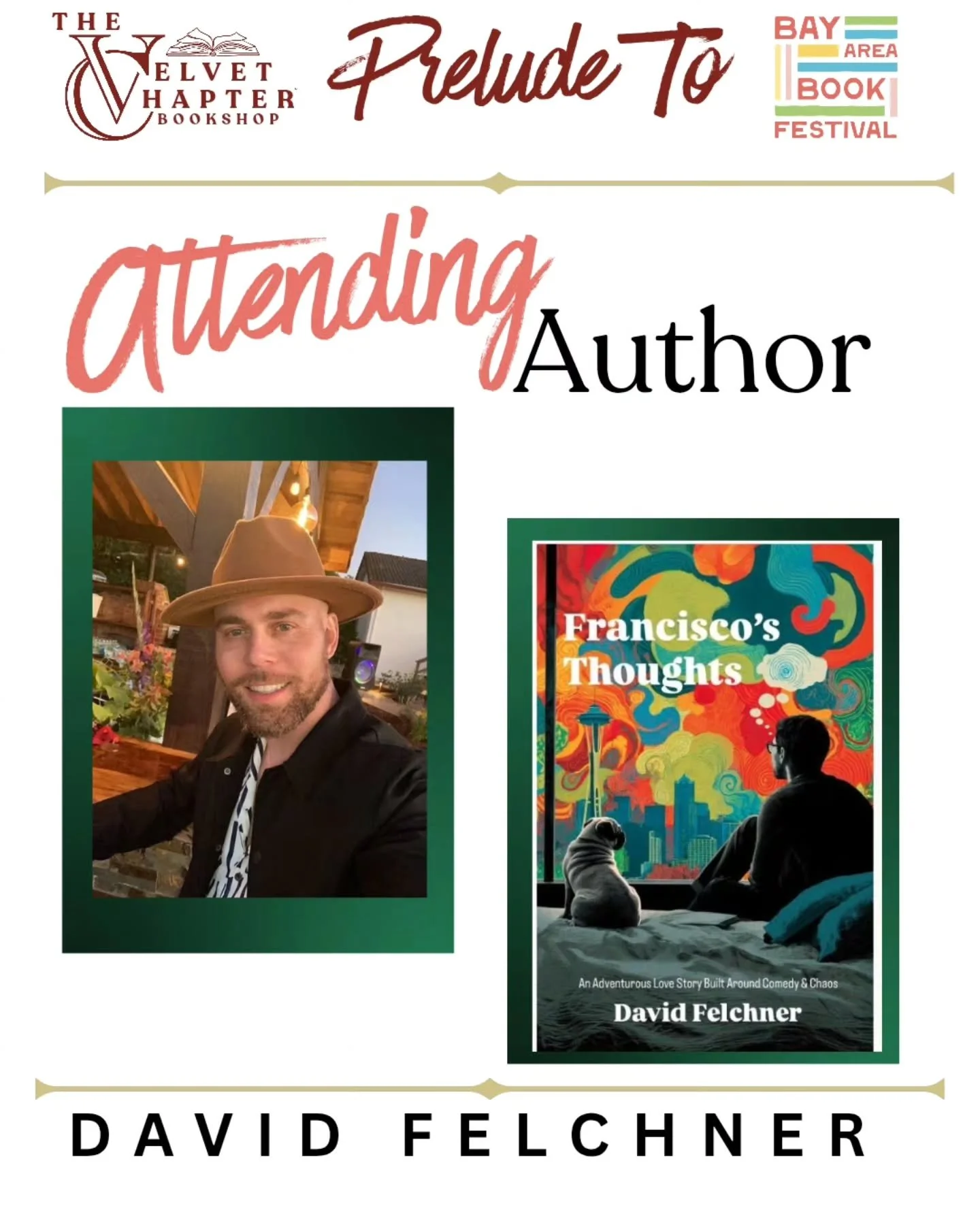 We are so excited to be hosting the Prelude to the Bay Area Book Festival on Thursday, May 28 at ✨

We&rsquo;re thrilled to welcome David Felchner for an unforgettable evening of stories, conversation, and bookish celebration ahead of this year&rsquo