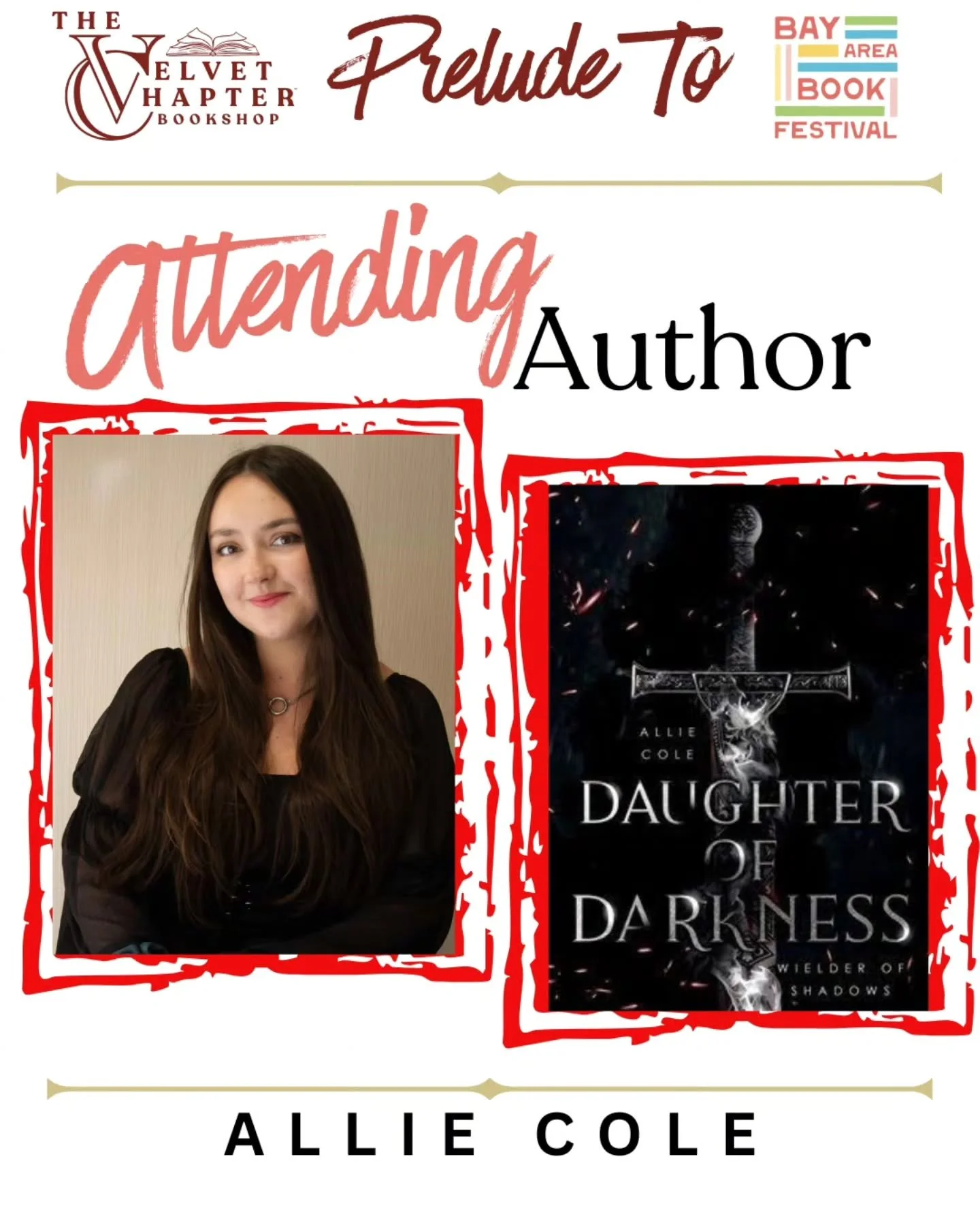 We are so excited to be hosting the Prelude to the Bay Area Book Festival on Thursday, May 28 at ✨

We&rsquo;re thrilled to welcome Allie Cole for an unforgettable evening of stories, conversation, and bookish celebration ahead of this year&rsquo;s f