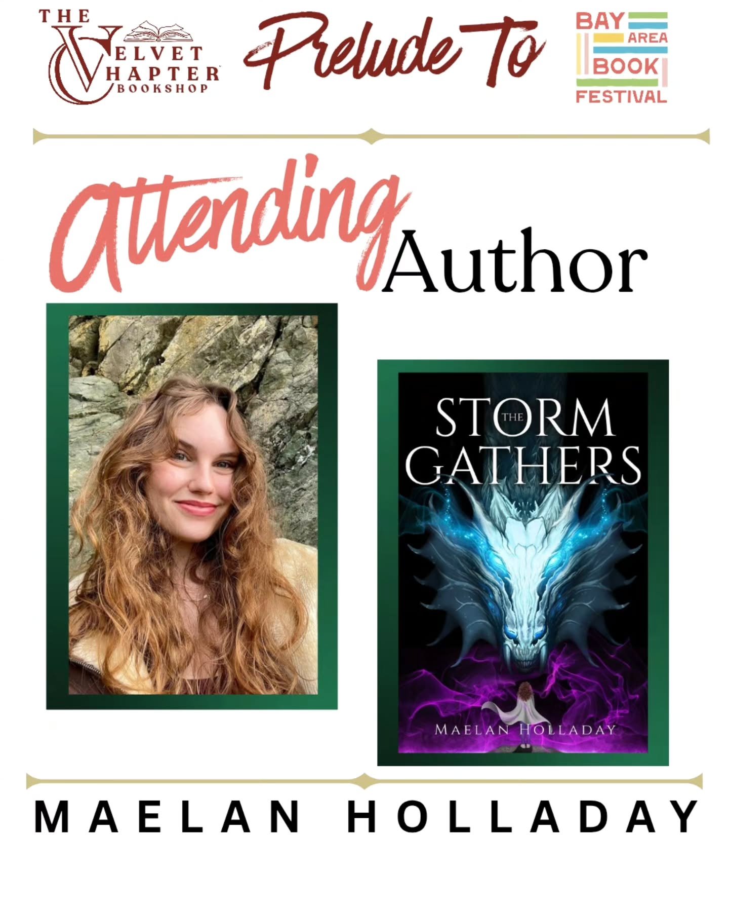 We are so excited to be hosting the Prelude to the Bay Area Book Festival on Thursday, May 28 at ✨

We&rsquo;re thrilled to welcome Maelan Holladay for an unforgettable evening of stories, conversation, and bookish celebration ahead of this year&rsqu