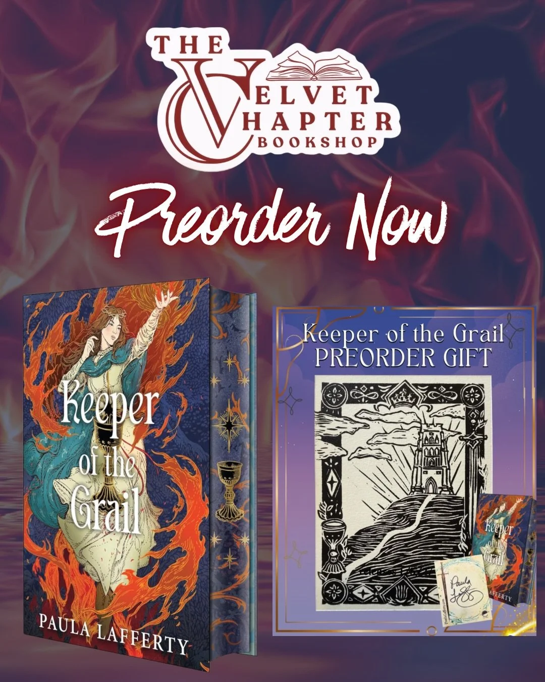 ✨👑 KEEPER OF THE GRAIL by @paulalafferty_writes 👑✨

📚 DELUXE LIMITED EDITION PREORDER IS HERE!

The legend continues in book two of The Lives of Guinevere trilogy, the sequel to The Once and Future Queen! 

Vera went from a twenty-first century wa