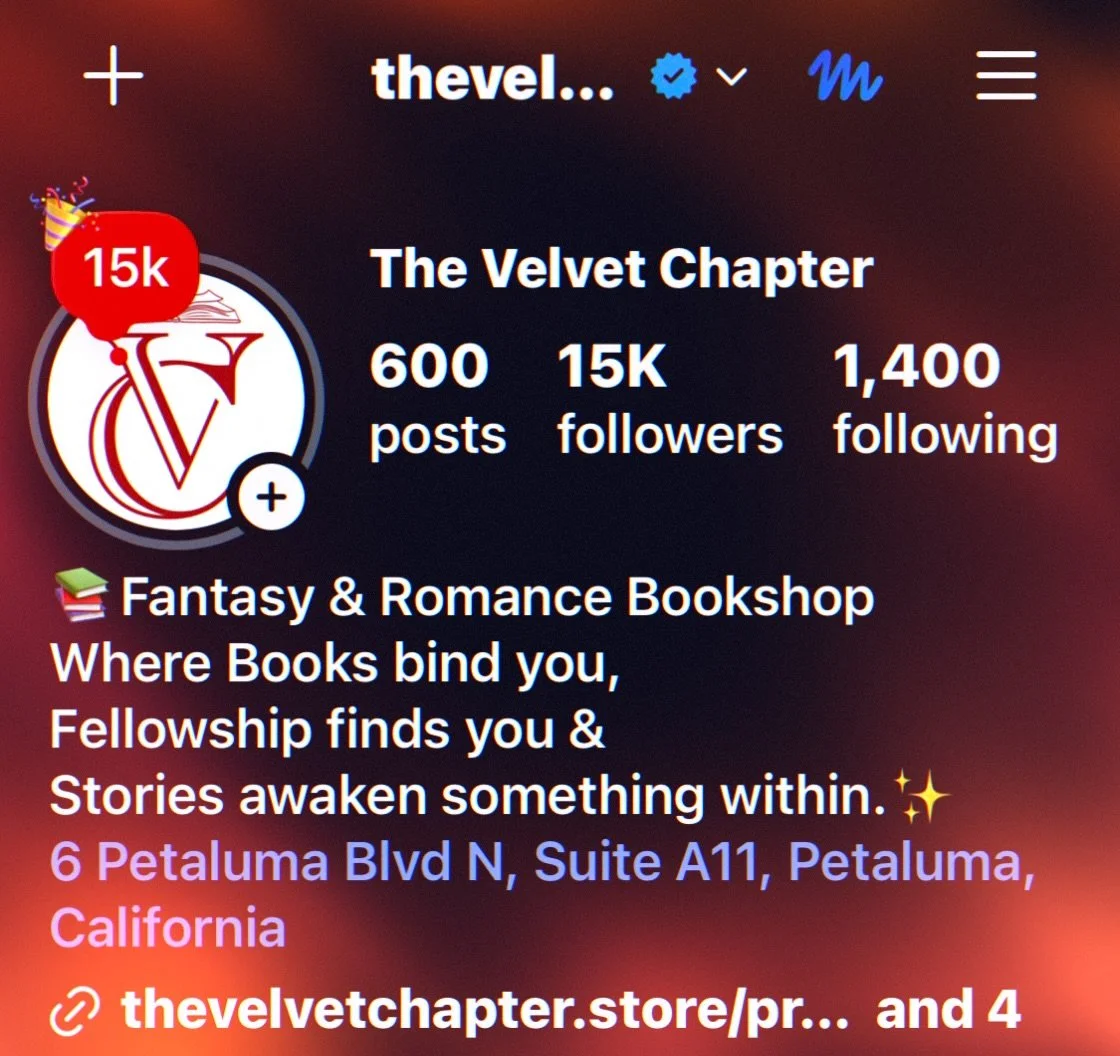 🎉15,000 readers! &hearts;️ 📚 

Whether you&rsquo;ve stood in our midnight lines or found us from across the world, you&rsquo;re part of our fellowship now! 

To celebrate tomorrow we&rsquo;ll be posting our 15K giveaway. ✨&hearts;️🎁

Turn on notif