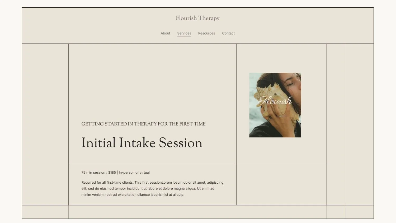 Flourish Website Template