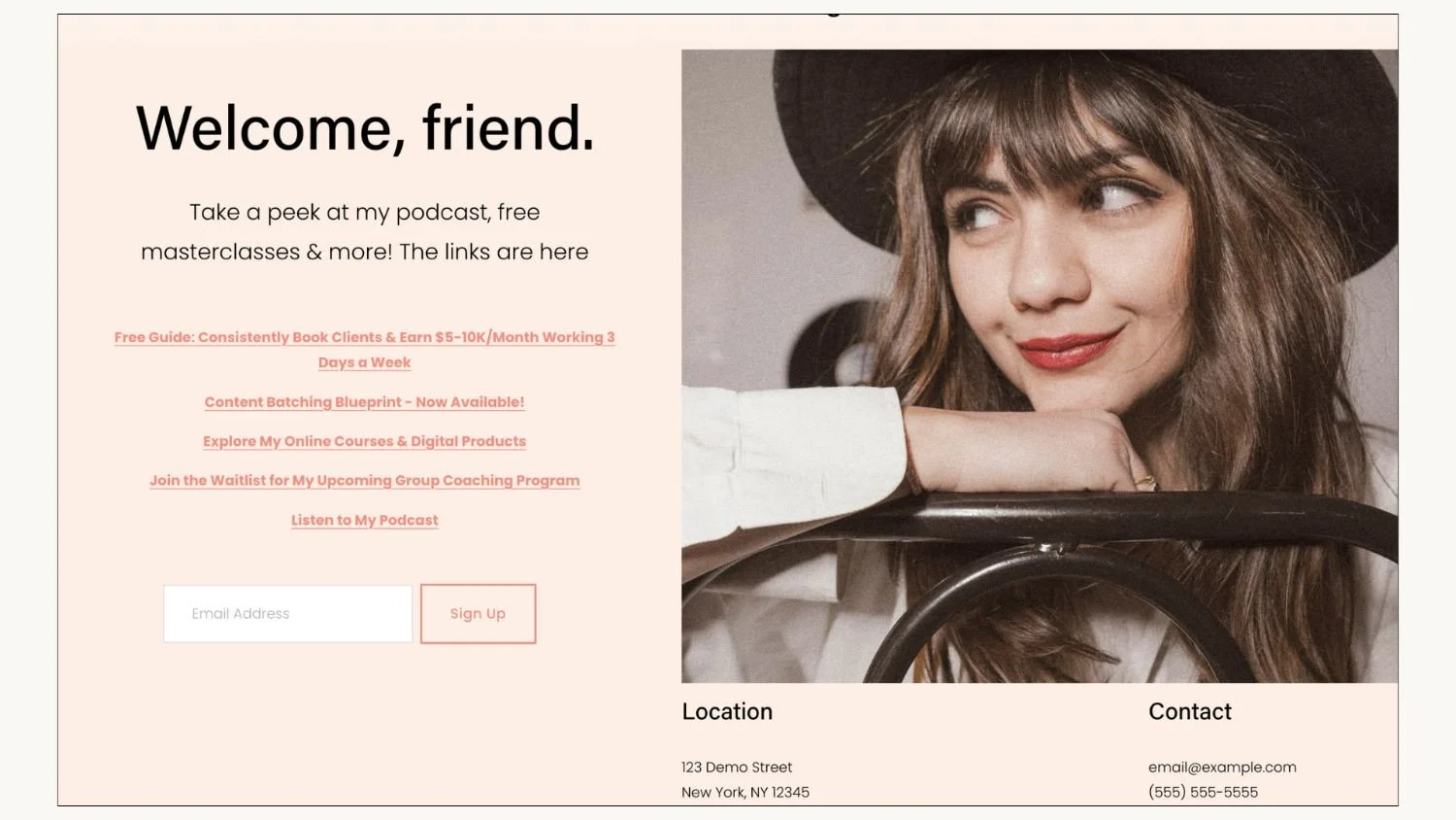 Landing Page