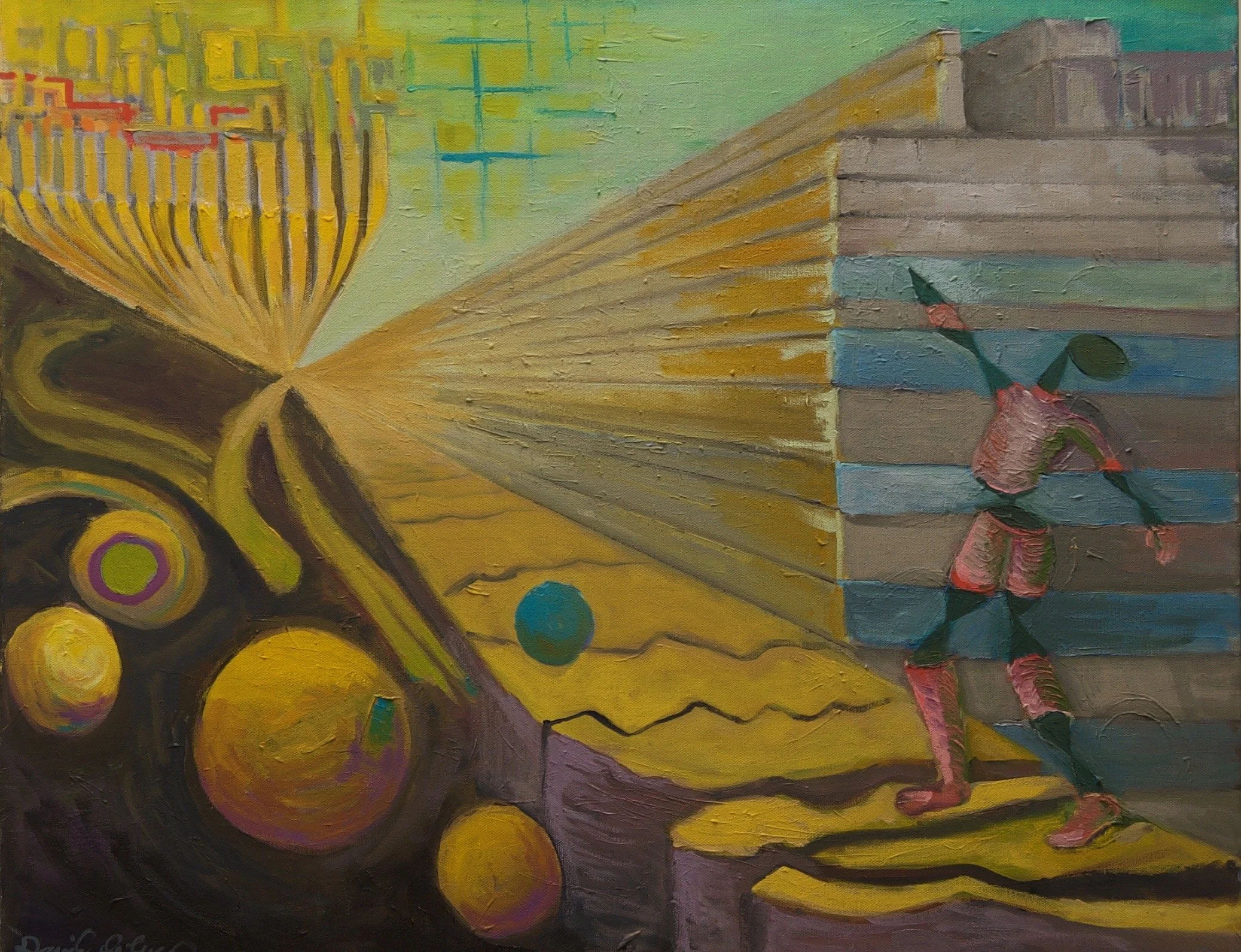  On the Edge  
2021
Oil on Canvas
22" x 28"