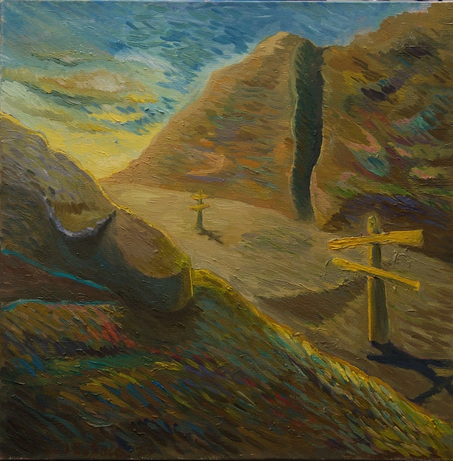  The Valley  
2020
Oil on Canvas
20" x 20"
