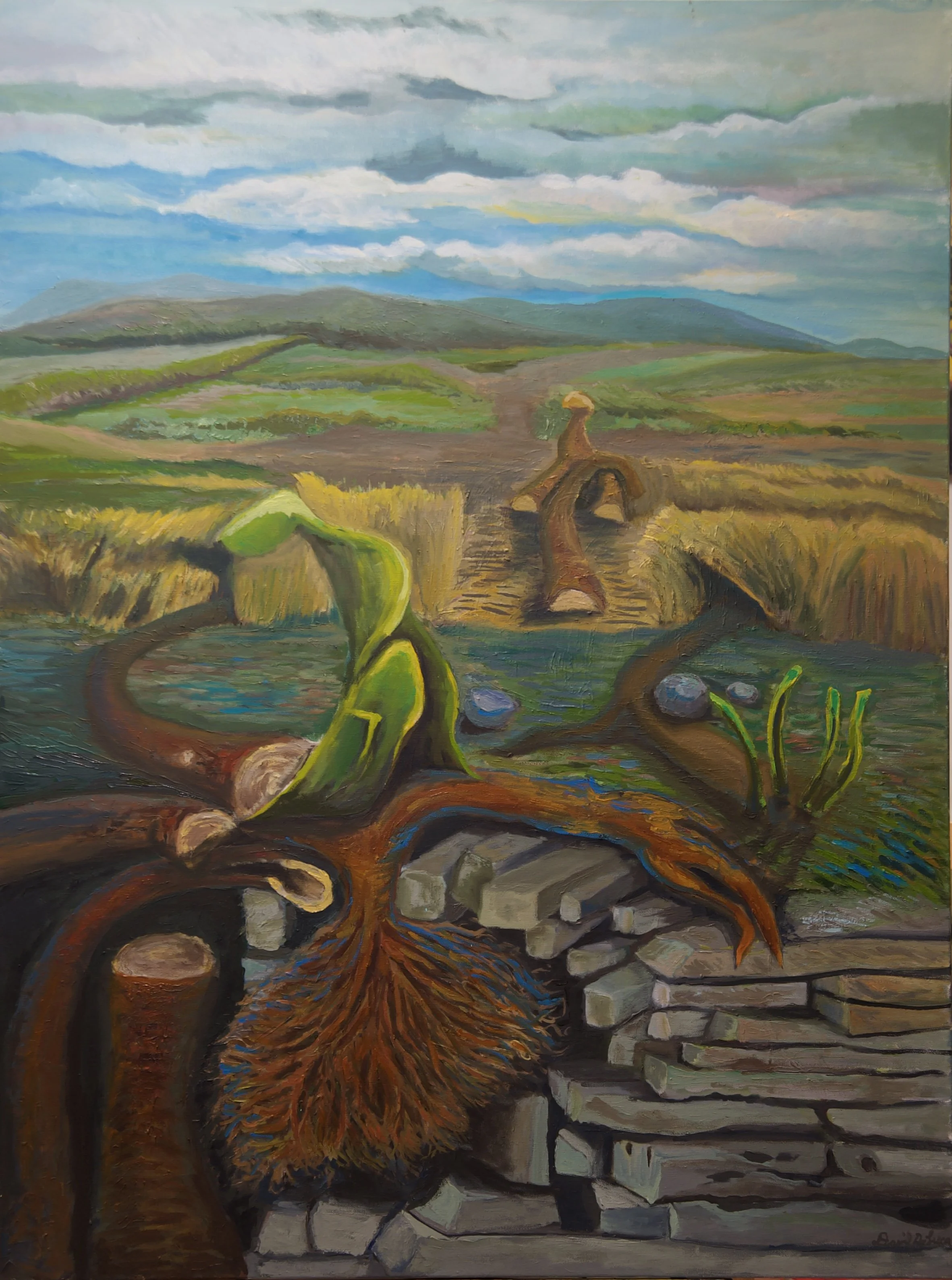  Mystical Trees  
2022-2024
Oil on Canvas
48" x 36"