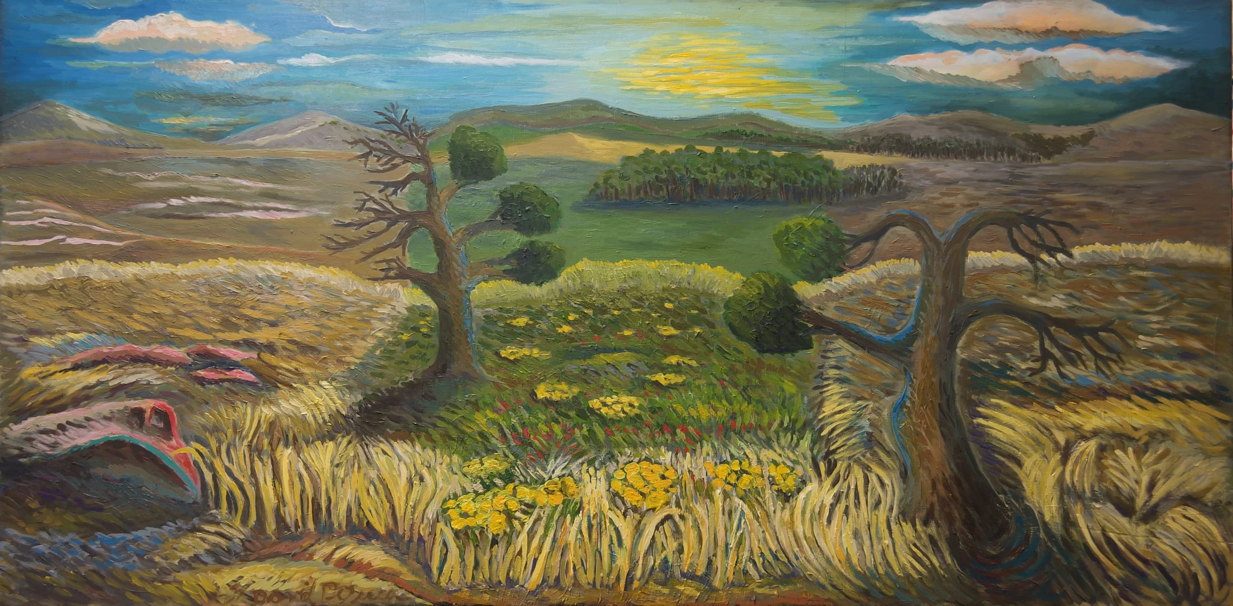  Seasons  
2023
Oil on Plywood
24" x 48"