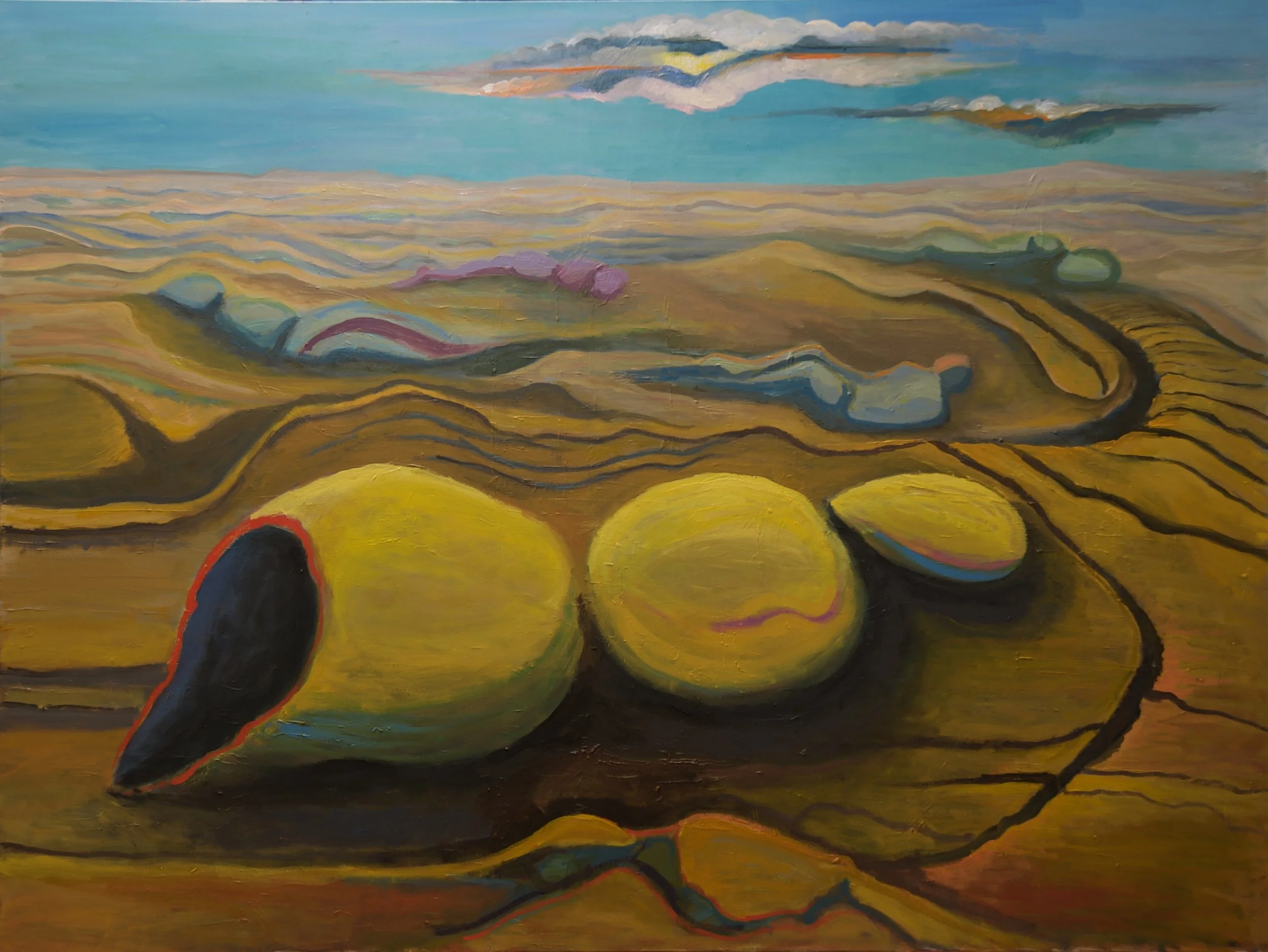  Desert Figures  
2023
Oil on Canvas
36” x 48”