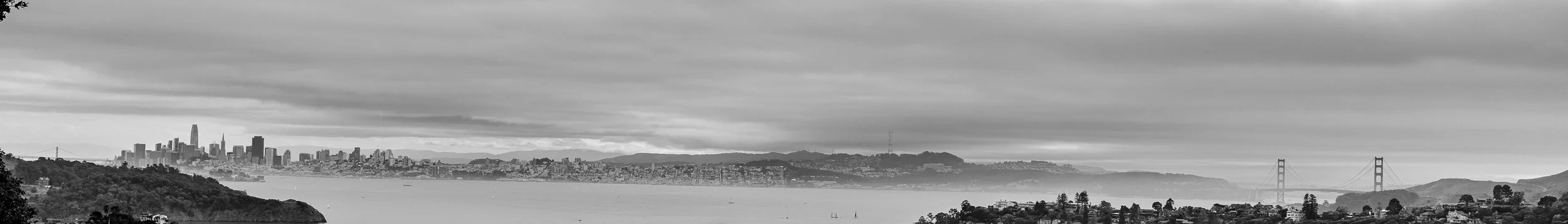 Haunting Bay Area, 8x56", $700 + Shipping, Canvas Only