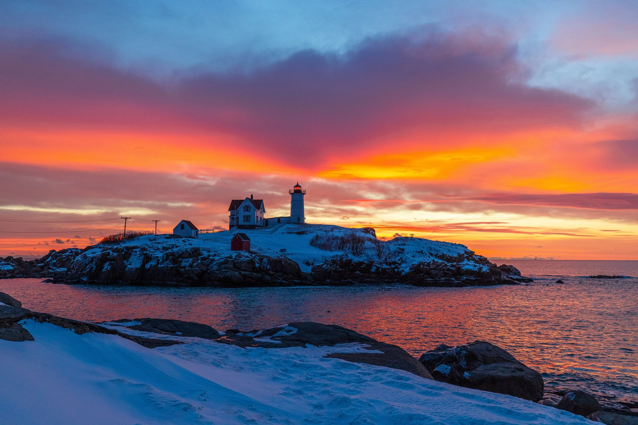 Nubble Dawn, 12"x18"  $110.00