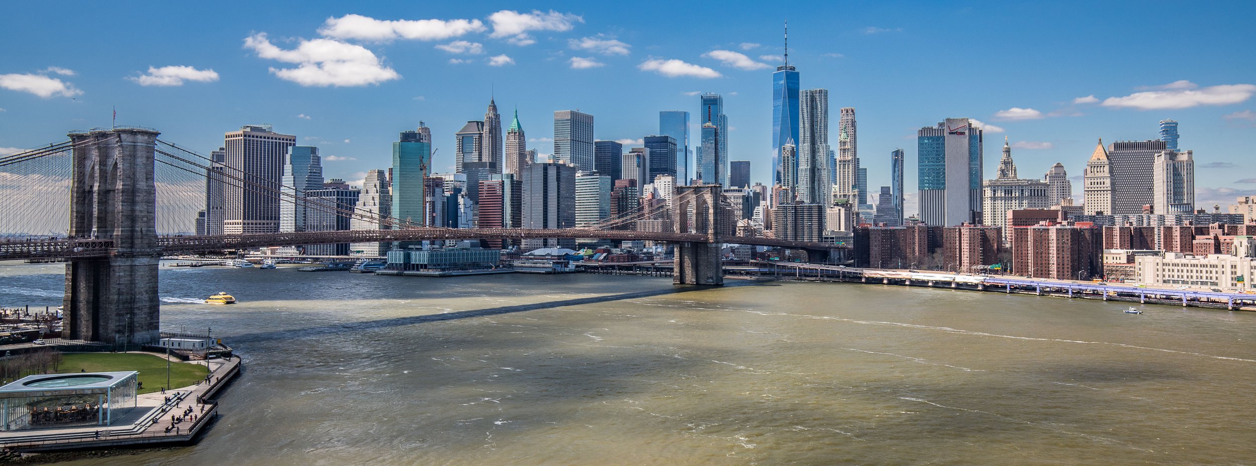 Manhattan View, 6x18", $85