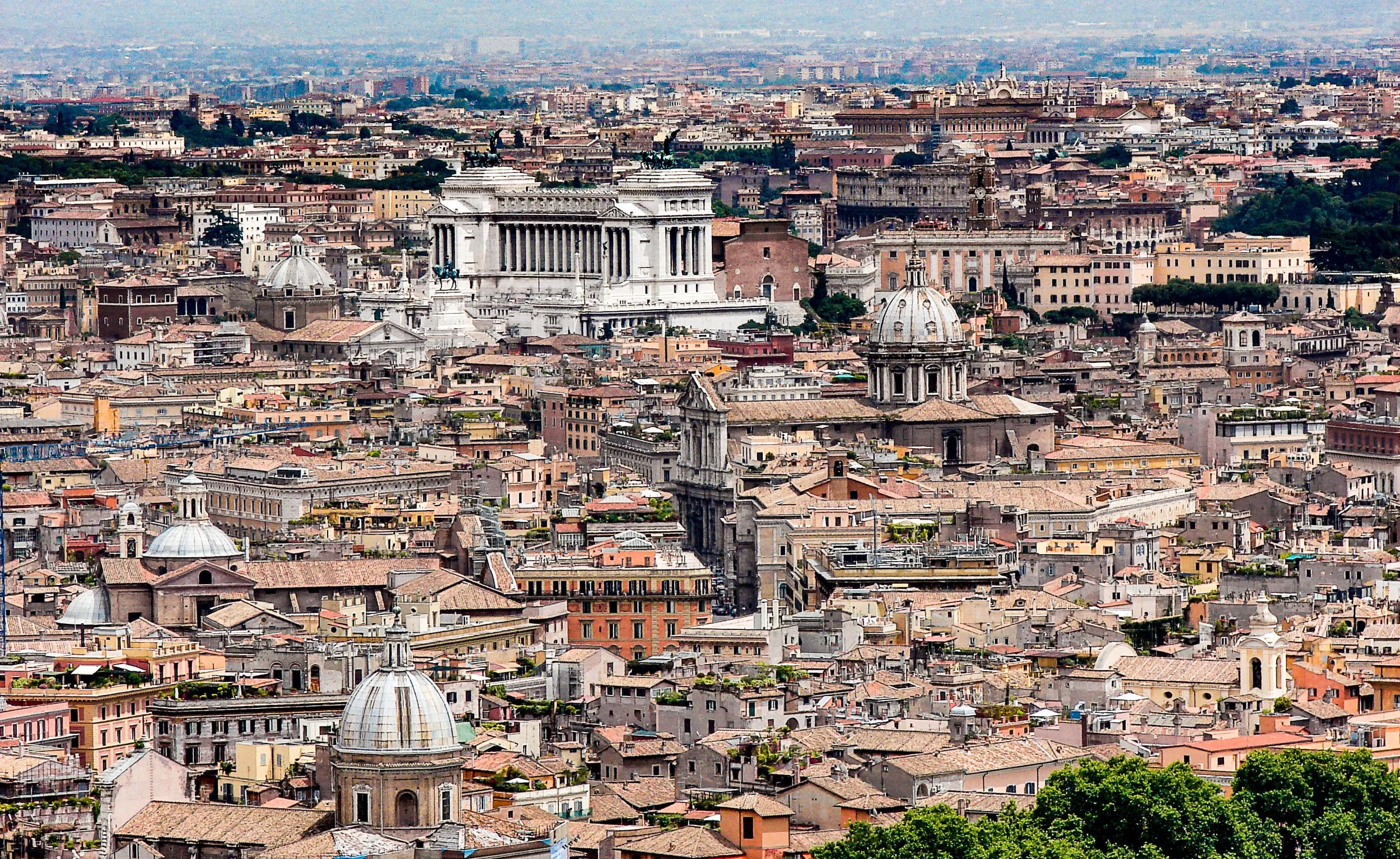 Rome Overview, 12x18", $105