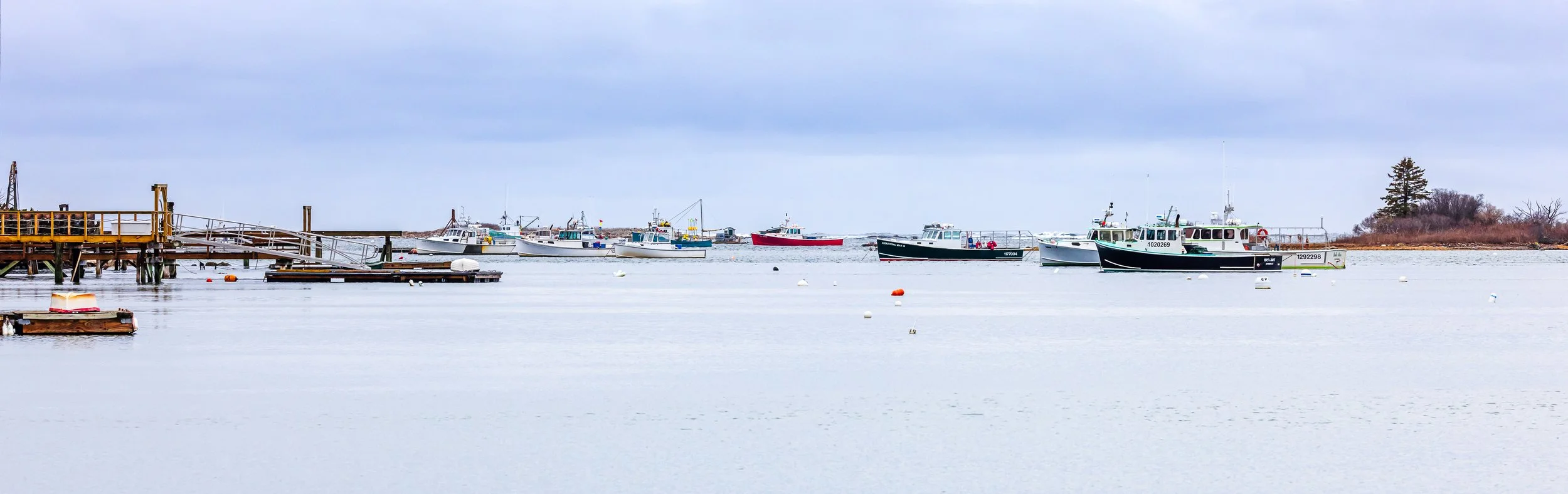 Cape Porpoise Harbor, 6'x18"  $90.00