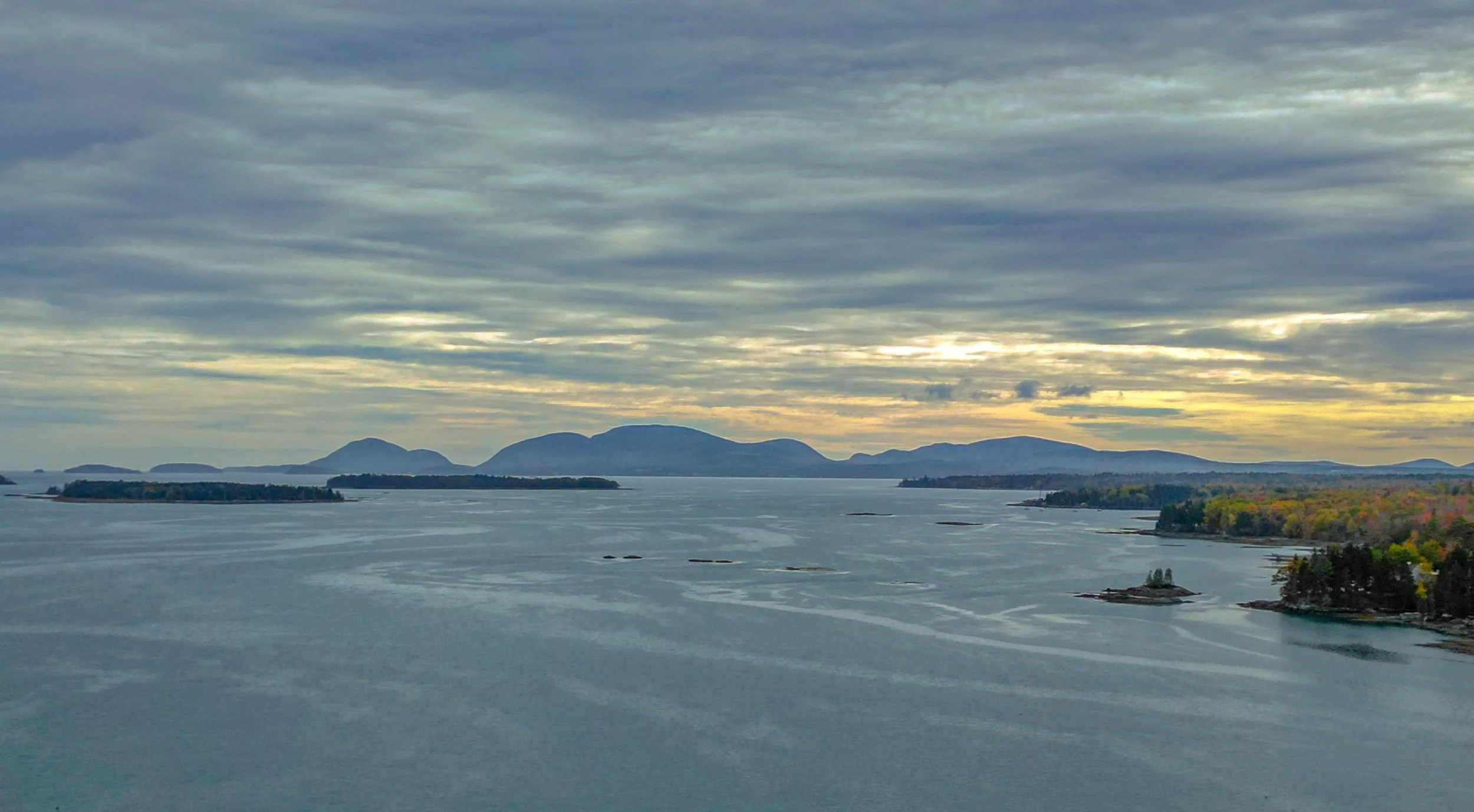 Acadia From Away, 10"x20"  $110.00