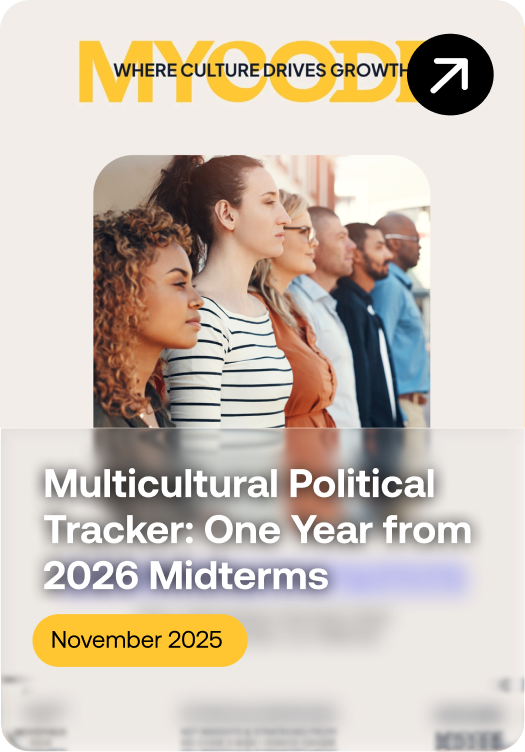 Multicultural Political Tracker: One Year from 2026 Midterms