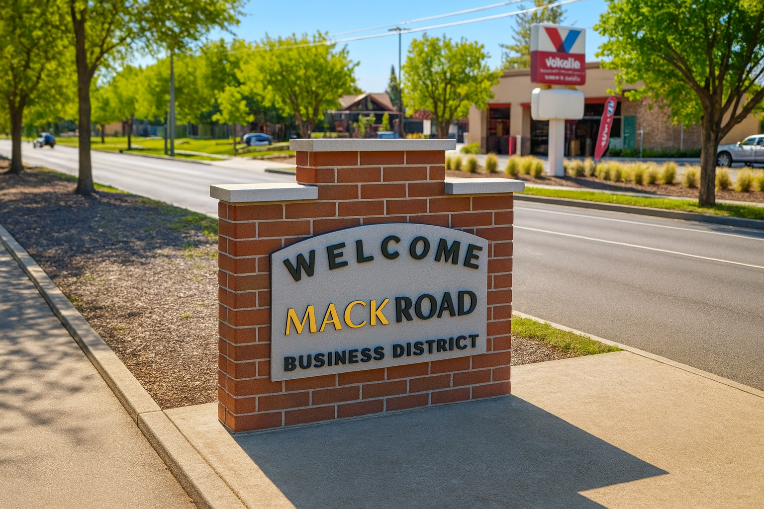 Mack Road Sign - Sacramento, CA