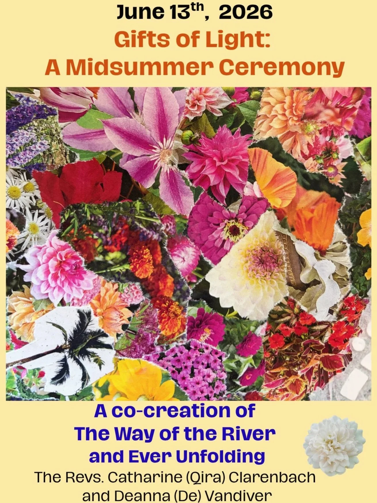 June 13th, 2026 Gifts of Light A Midsummer Ceremony (and a collage of plants)