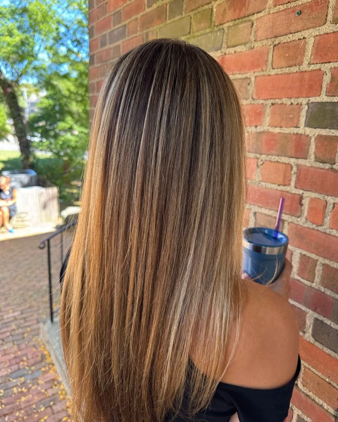 Stunning fall vibes... color &amp; cut by Leticia.
