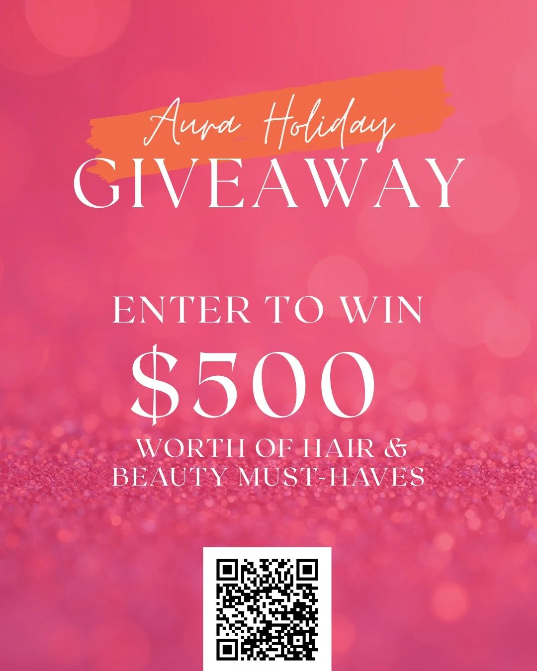 Just a reminder that there's a few days left to our Aura Holiday Giveaway! Enter to win $500 worth of hair &amp; beauty must-haves for that added holiday magic! 

Visit our official Instagram giveaway post for details and to enter to win: 
https://ww