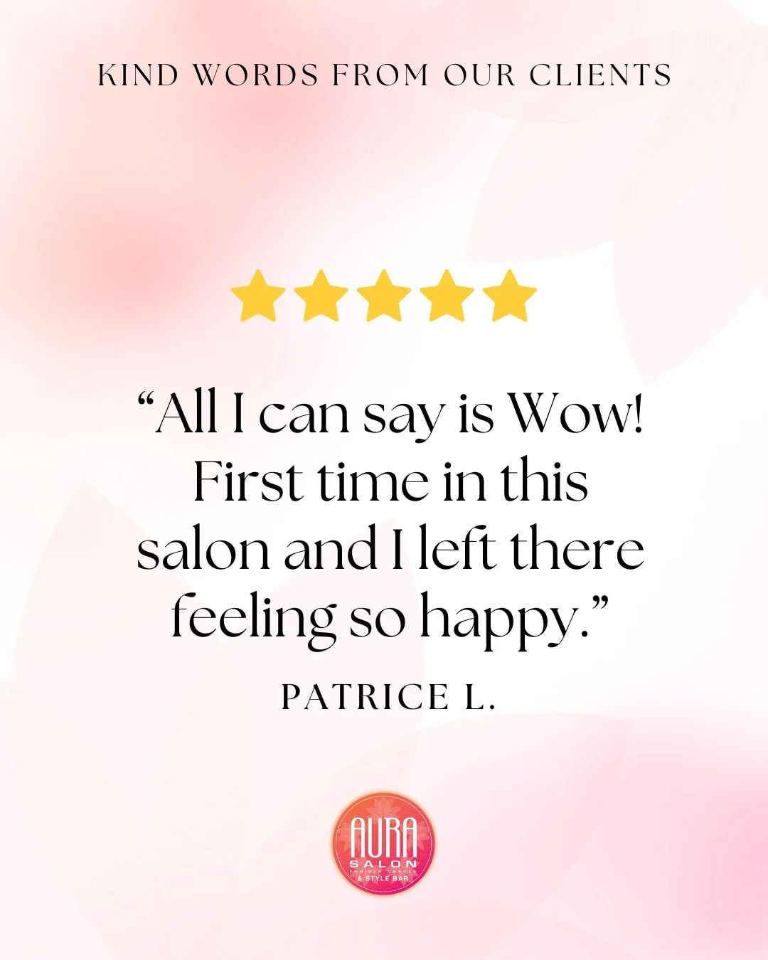 "All I can say is Wow! First time in this salon and I left there feeling so happy. My hair color and cut were amazing. Way beyond what I expected considering the hair I walked in with. Kat did a fabulous job and has such a fun personality. The e
