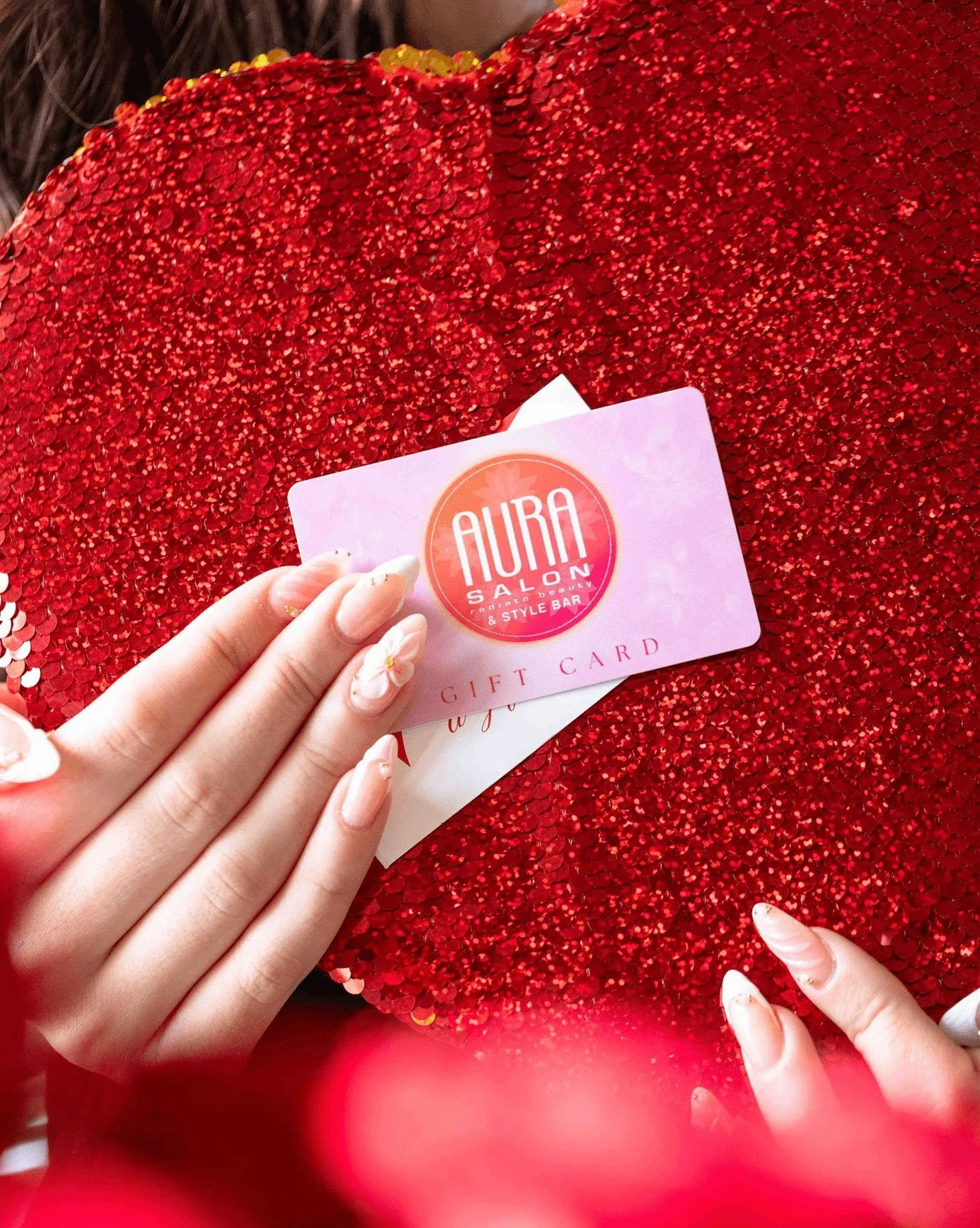 Today we wrap up Love Month at Aura, and this is your final chance to treat yourself (or someone you love) to beauty that lasts longer than flowers 

✨ Gift Card Bonus &mdash; Ends Today ✨
&bull; Spend $100 &rarr; Get $125
&bull; Spend $200 &rarr; Ge