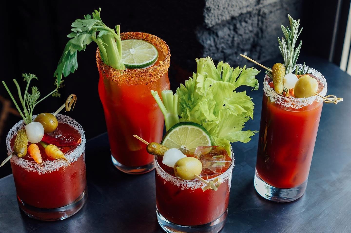 micho and mary michelada mix early days cocktail still life display