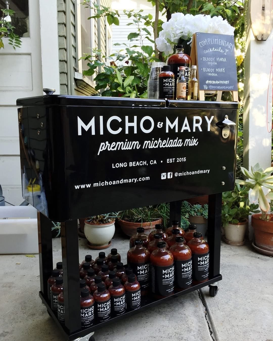 Micho and mary early days pop up event car