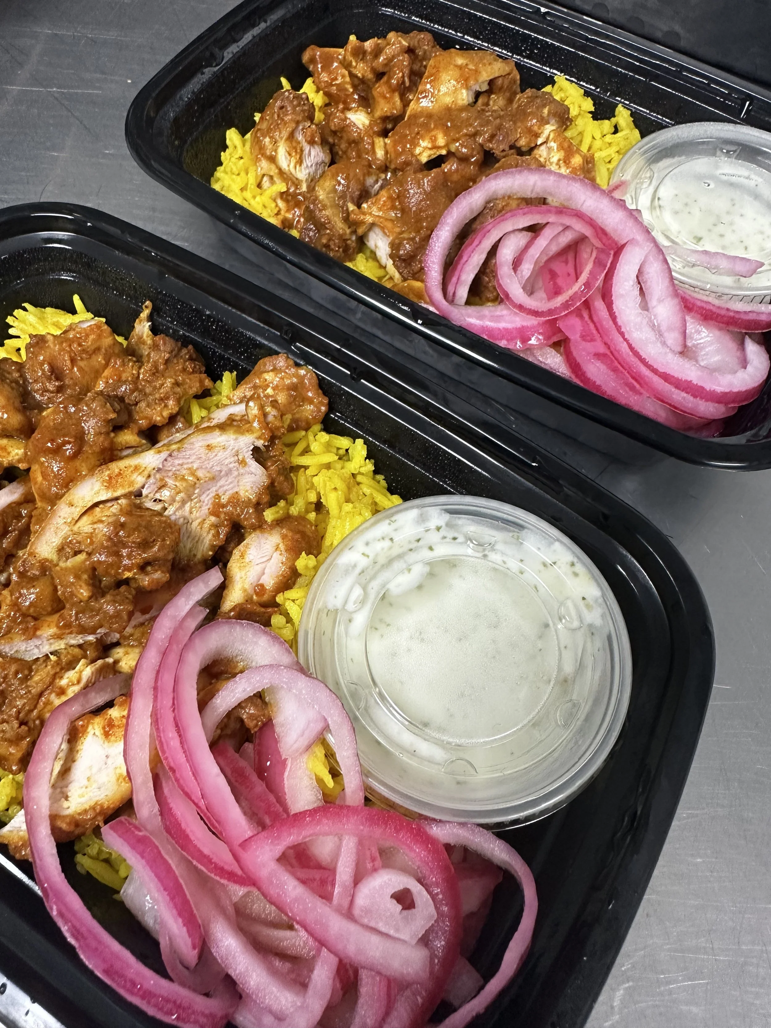 Chicken Shawarma & Turmeric Rice – Single FROZEN