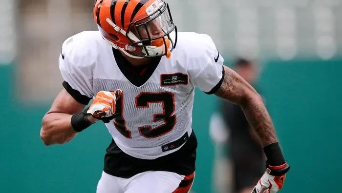 Rashaun Simonise with the Cincinnati Bengals