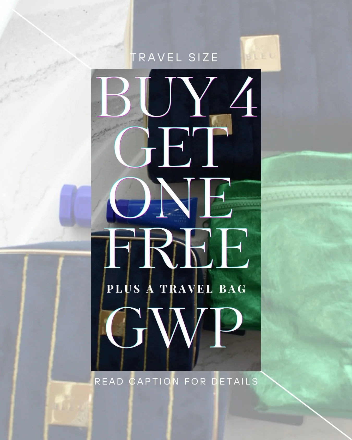 Your travel hair lineup just got an upgrade ✈️✨
Starting March 30, purchase any 4 travel size R+Co or R+Co Bleu products and receive a gift with purchase: a complimentary travel size F Layer deep conditioning serum plus a travel bag of your choice 💙