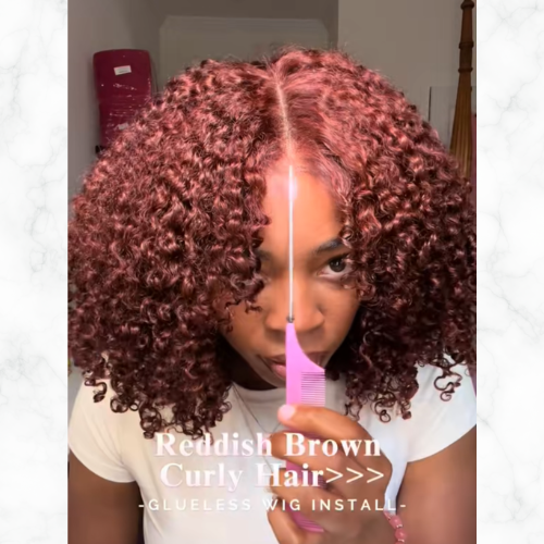 UNice Reddish Brown Glueless Wig