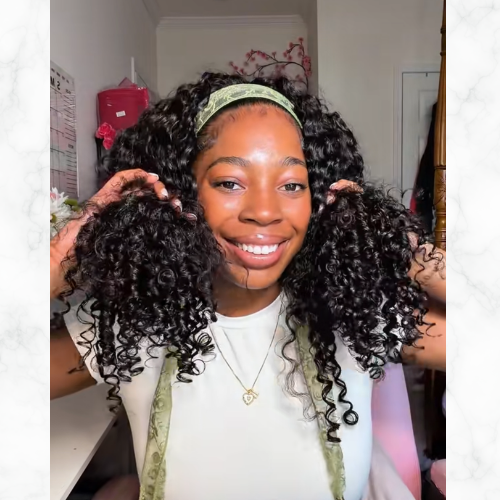 OQ Hair Burmese Curly Half Wig