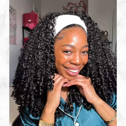 Frodio Hair Burmese Curly Half Wig