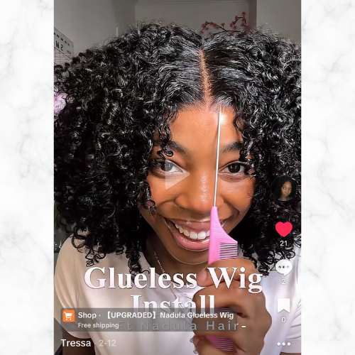 Nadula Hair Afro Kinky Curly Glueless Wig