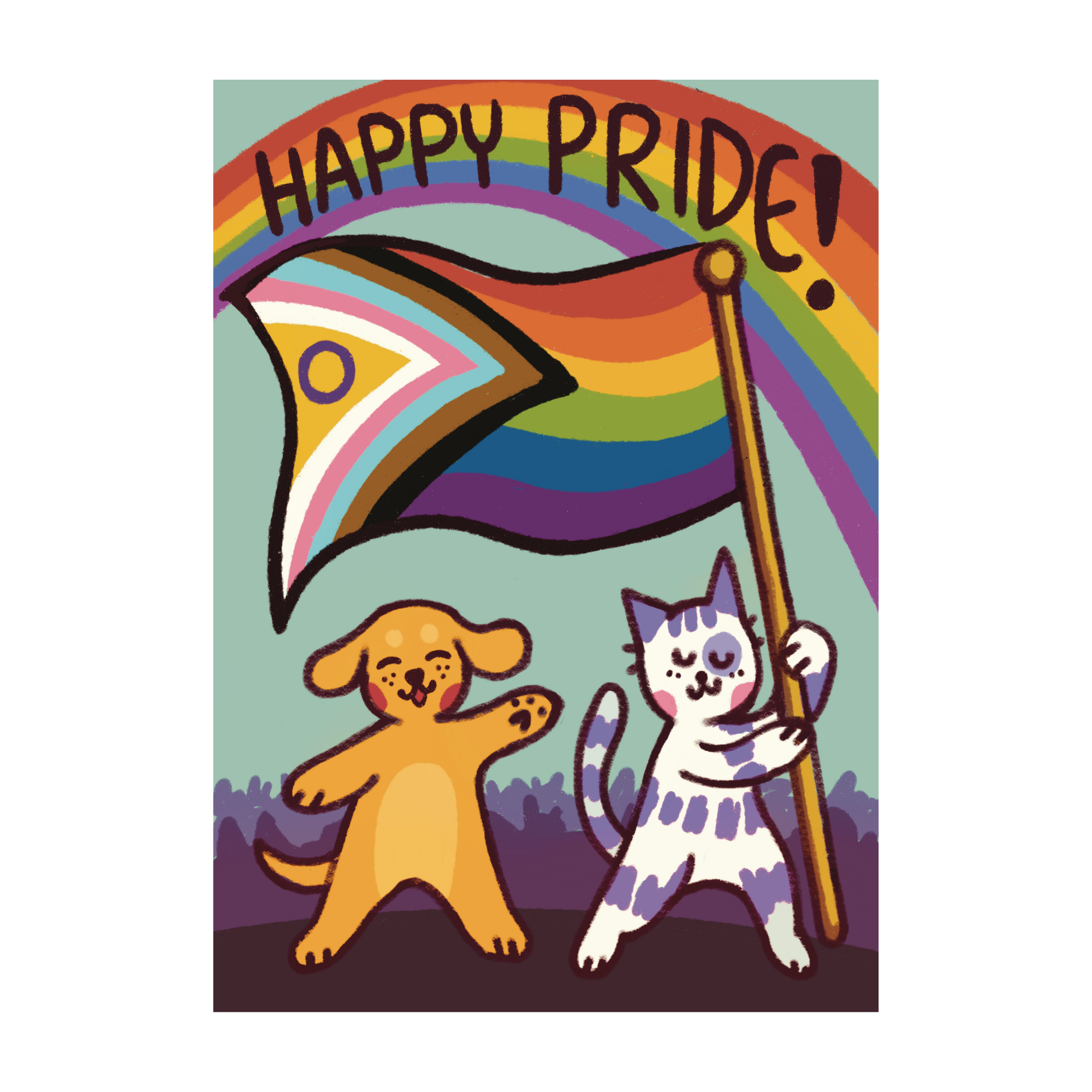 "Happy Pride!" Greeting Card