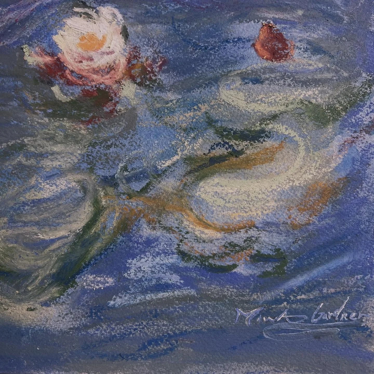 This one started as an experiment &mdash; just watercolor on @archespapers Cold Press, sealed later with transparent gesso, and a plan to test a few @rfpaints Drawing Oils strokes on top.
But somewhere between the blue washes, I found myself painting