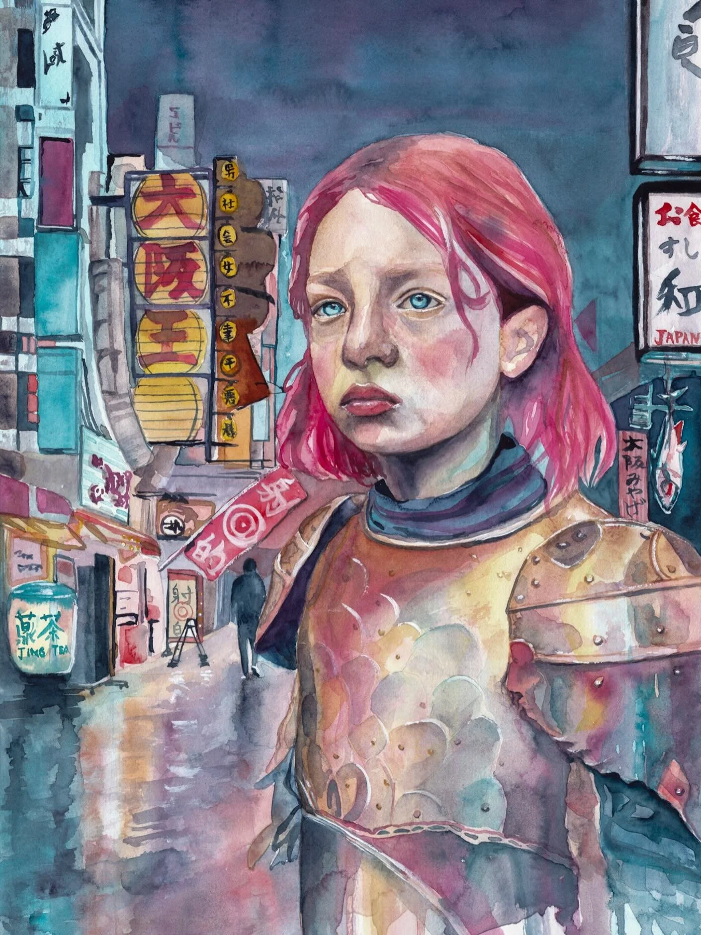 My exhibition Seen and Unseen opens tomorrow at Kenmore City Hall Gallery.

This is a body of work that&rsquo;s very close to me &mdash; 10 watercolor portraits exploring subtle expressions, and the tension between what we show and what we carry quie